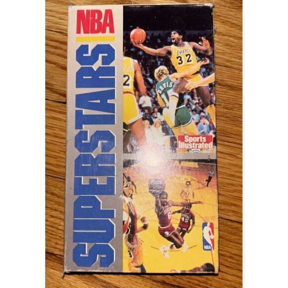 NBA Superstars,1989 Sports Illustrated 1989 VHS-RARE VINTAGE Magic Johnson Bird